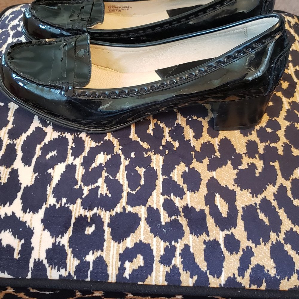 Michael Kors black loafer shoe